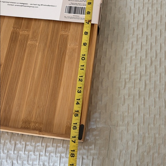 Premium Bamboo Drawer Organizer by - Picture 3 of 7